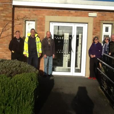 Standing proud new doors at Monk Bretton